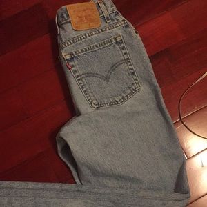 Levi’s vintage 512 jeans.